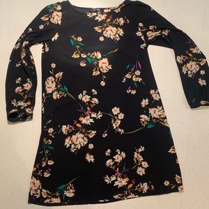 Lulus navy floral dress